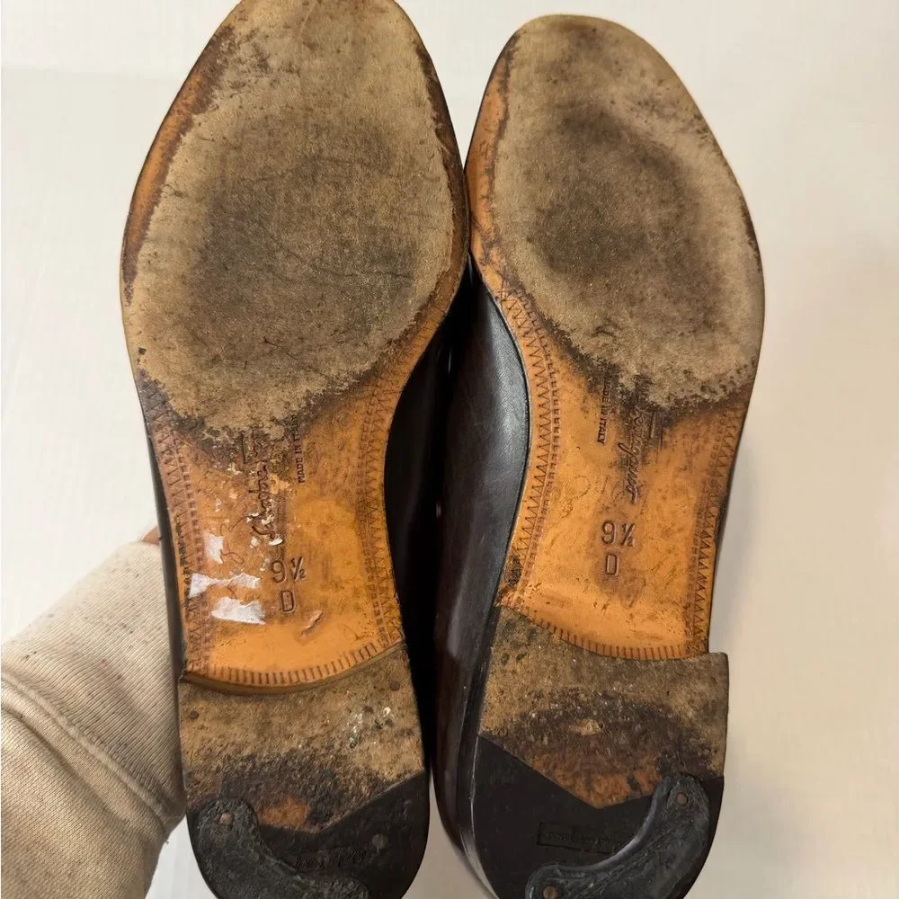 Salvatore Ferragamo Studio Tassels Kiltie Loafers Men’s Size 9.5 D